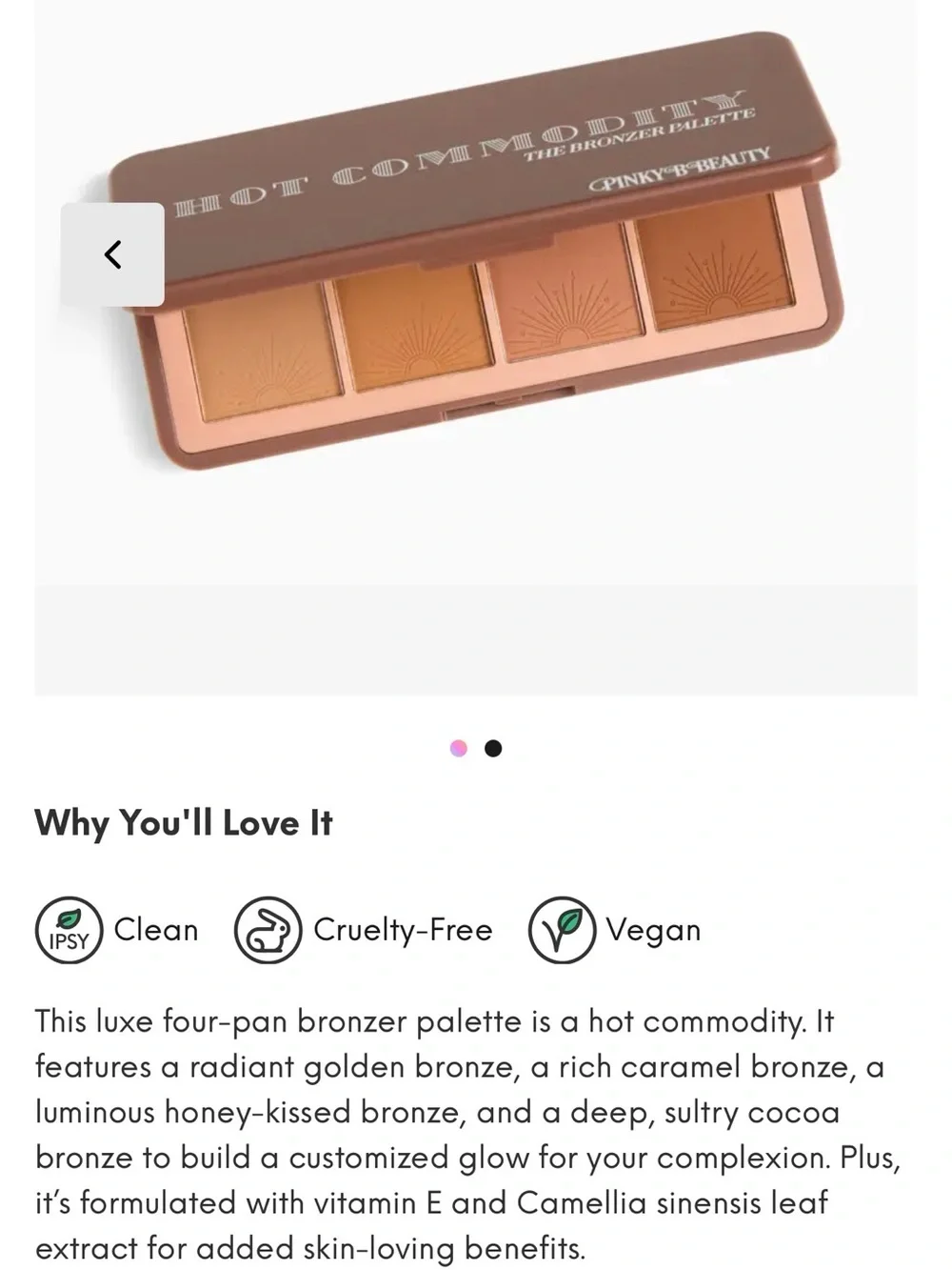 Hot Commodity Bronzer Palette — Brown by